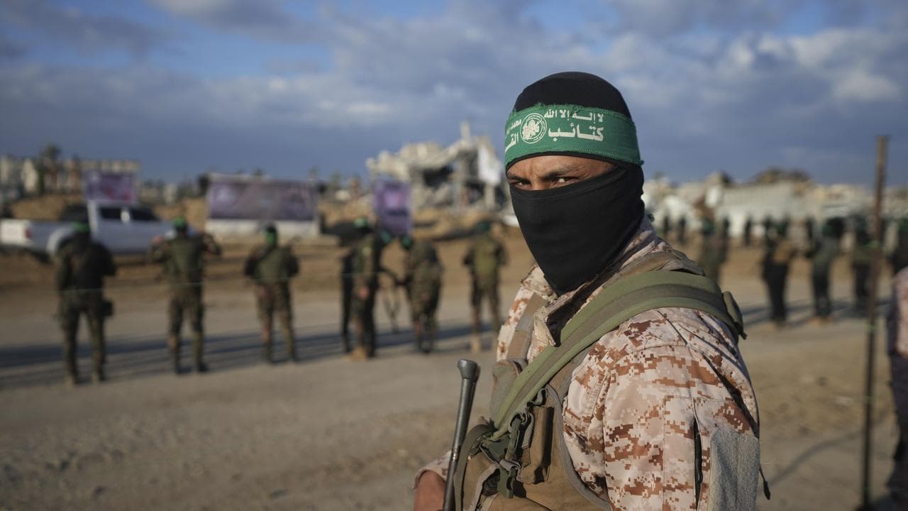 Hamas militants (file image)