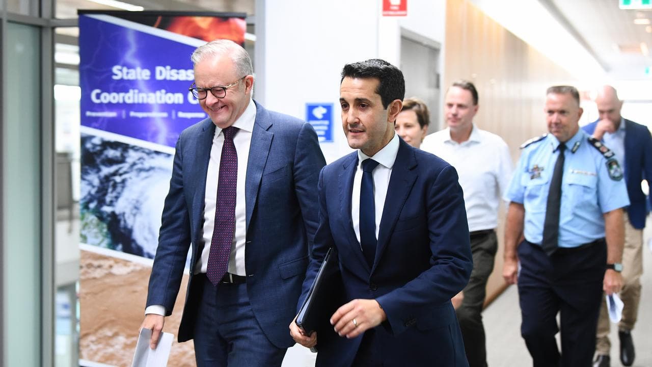 PM Anthony Albanese and Queensland Premier David Crisafulli