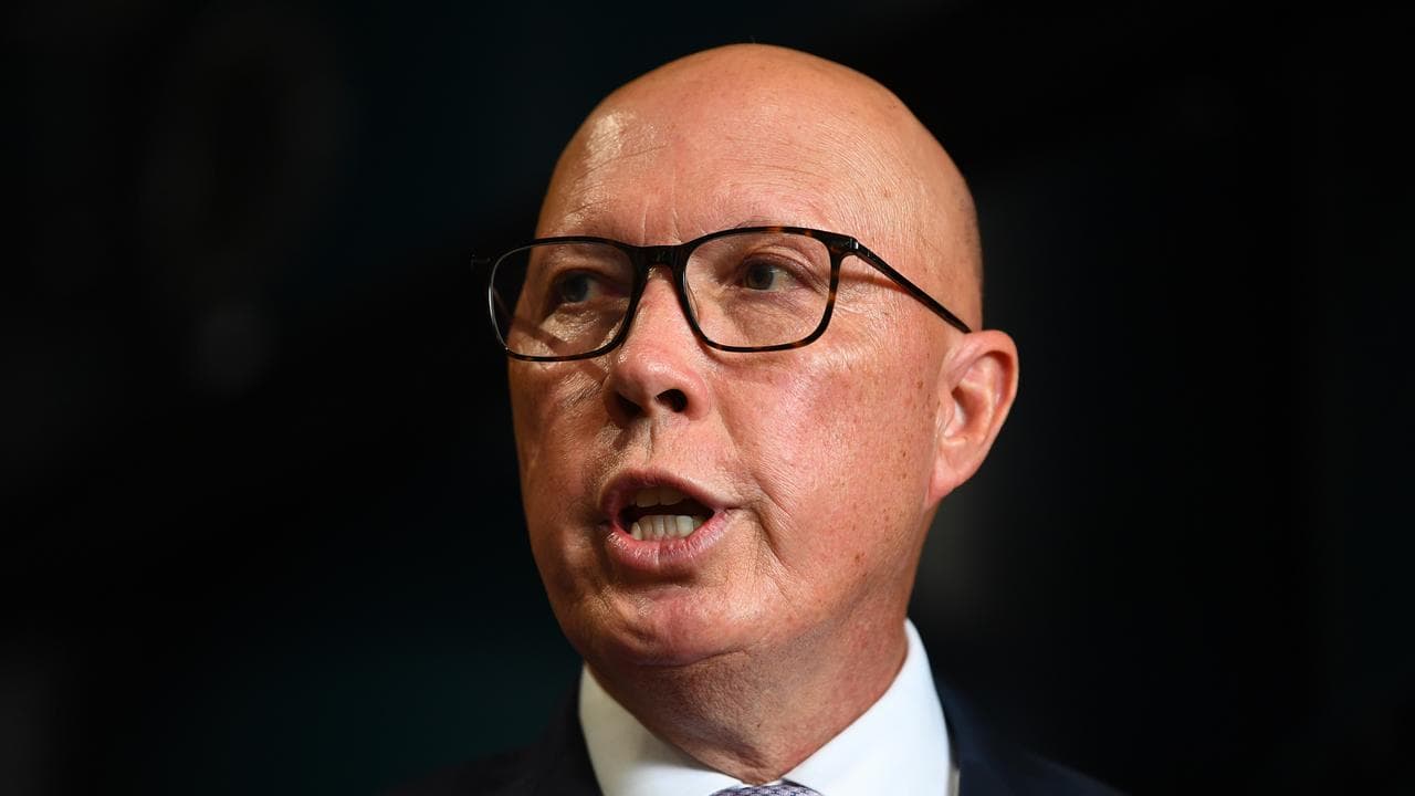 Opposition Leader Peter Dutton