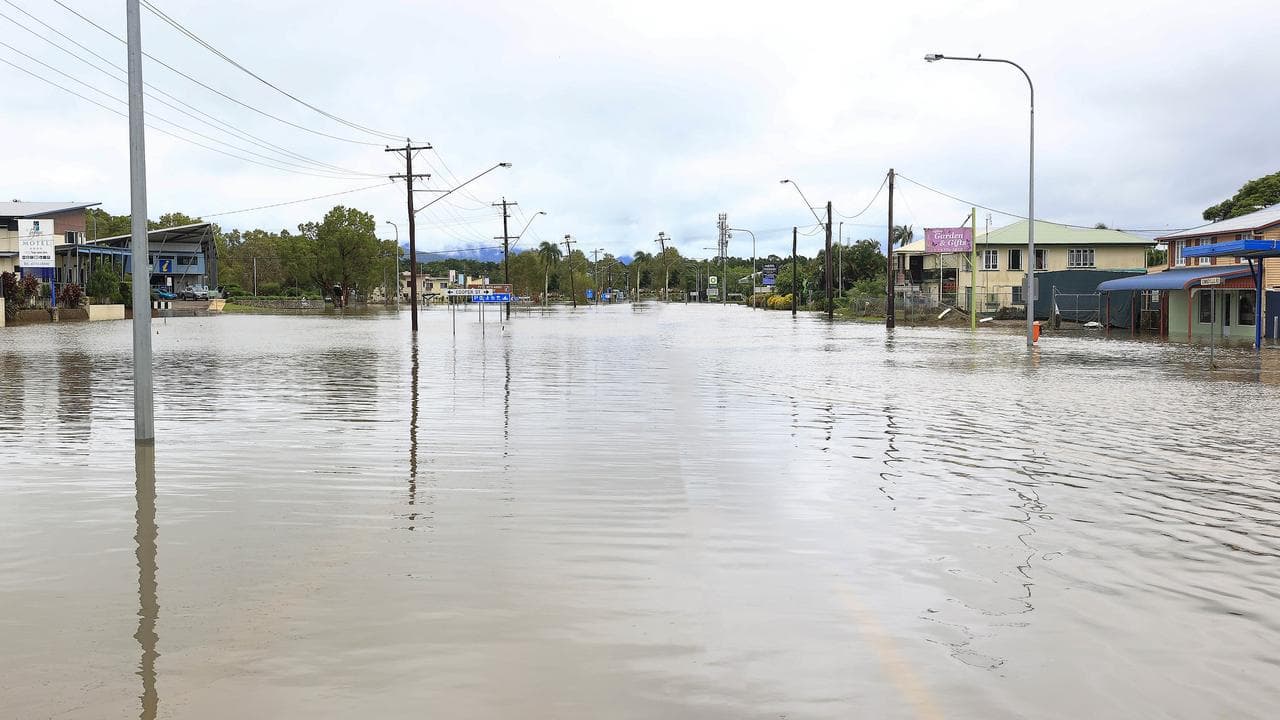 Floodwaters in Ingham, Queensland