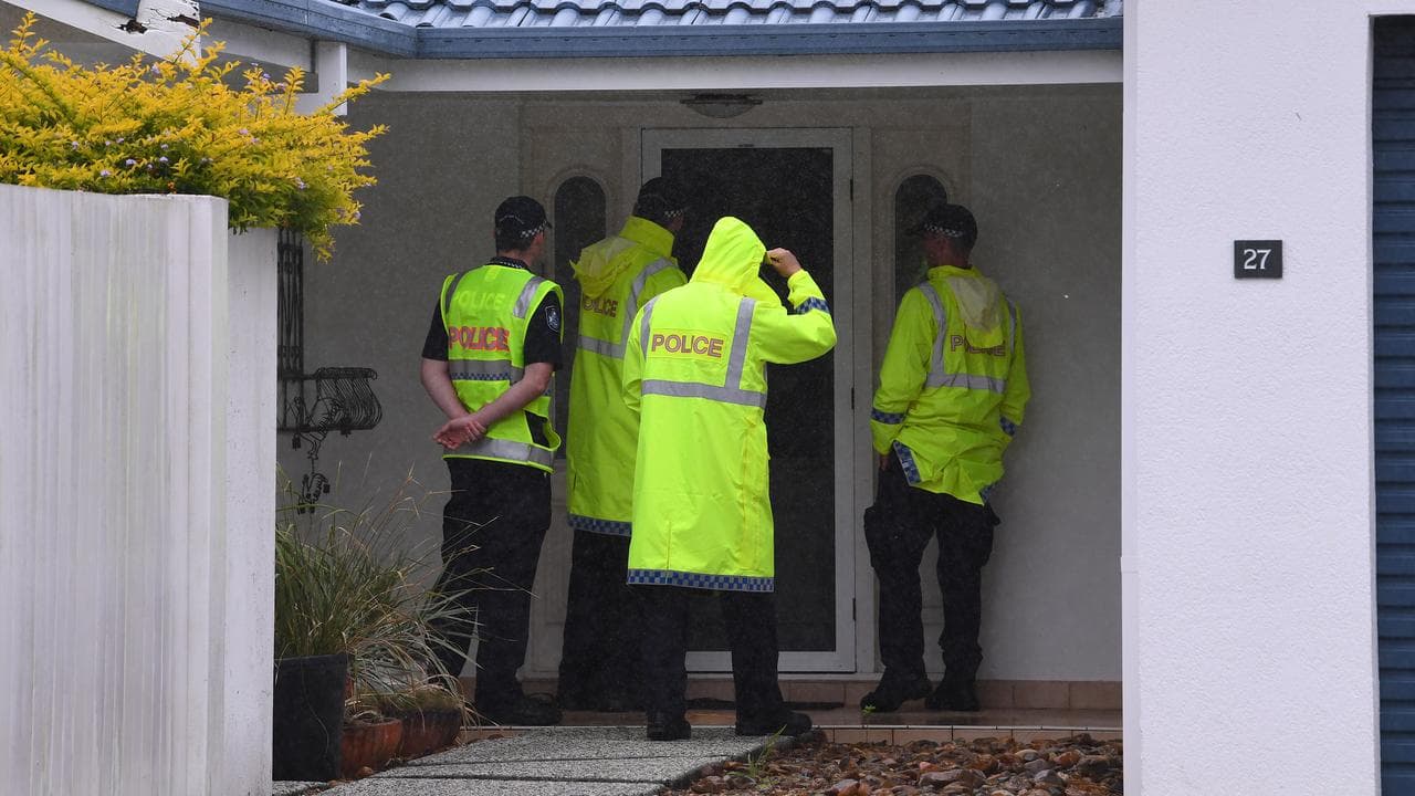 Police doorknocking resident