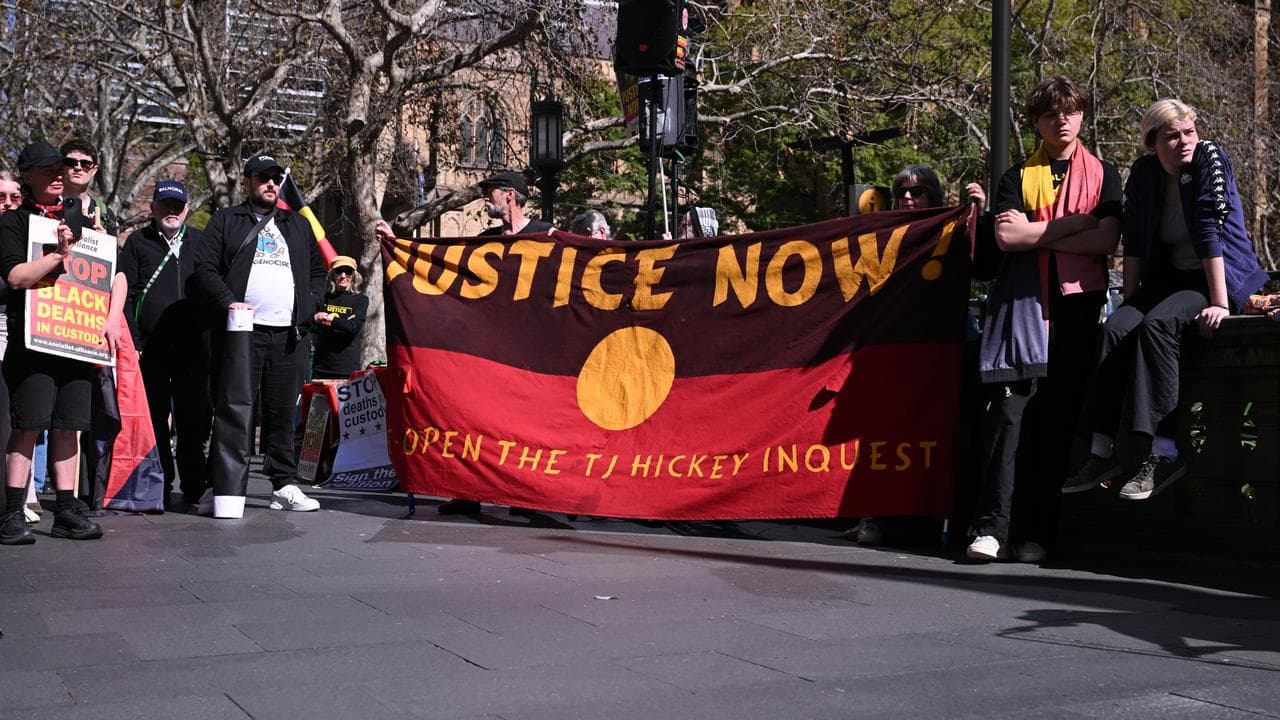 A Black Lives Matter rally in Sydney in 2023