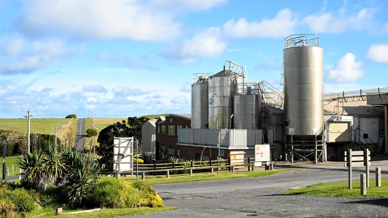 Buildings  at the King Island Dairy Factory on King Island, Tasmania