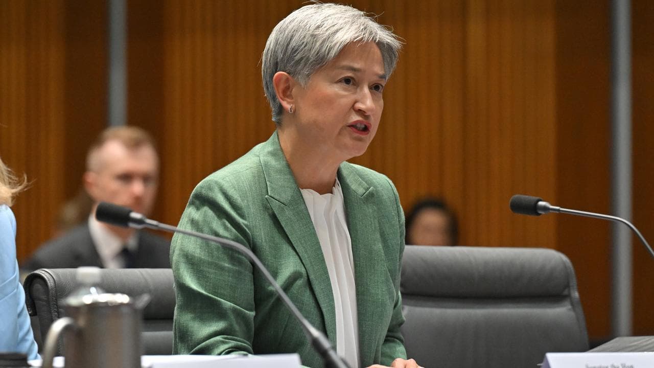Minister for Foreign Affairs Penny Wong during Senate Estimates