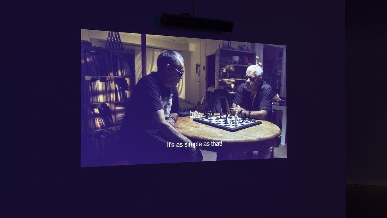 Richard Bell's 2011 video Broken English at the Samstag Museum