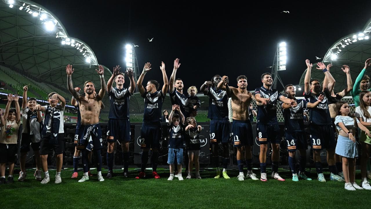 AAMI Park celebrations for Victory