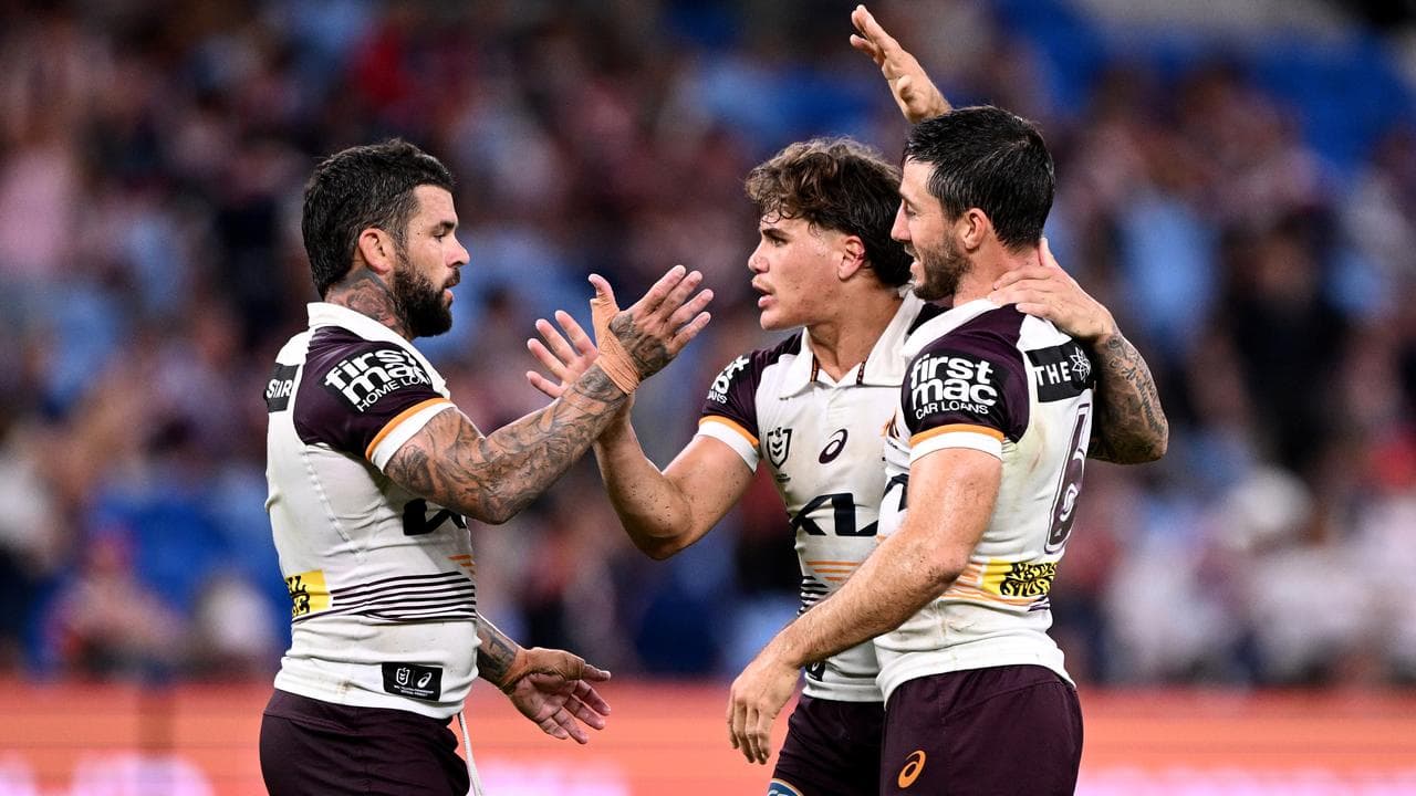 Adam Reynolds (left), Reece Walsh and Ben Hunt