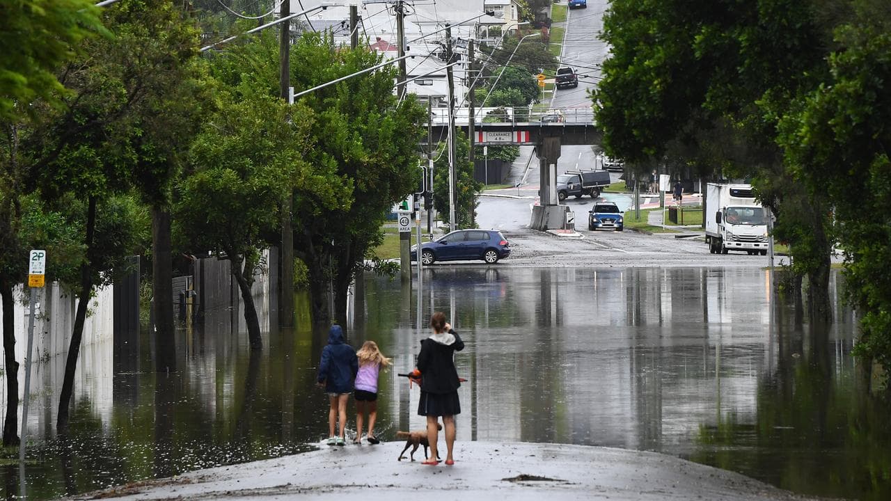 Flooding in Brisbane's suburbs