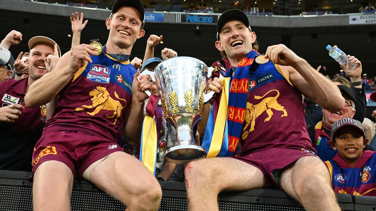 Harris Andrews (right), with Ryan Lester,