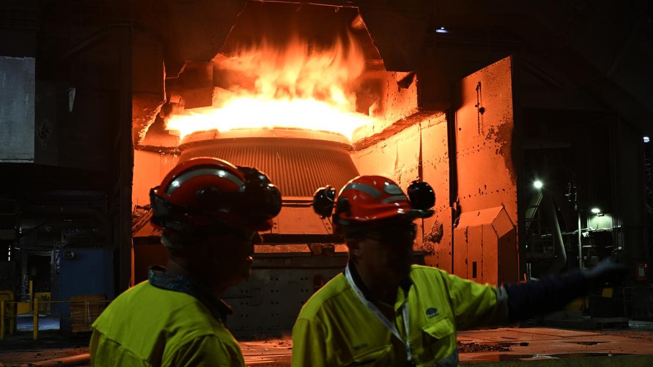 A steelworks factory in NSW (file image)