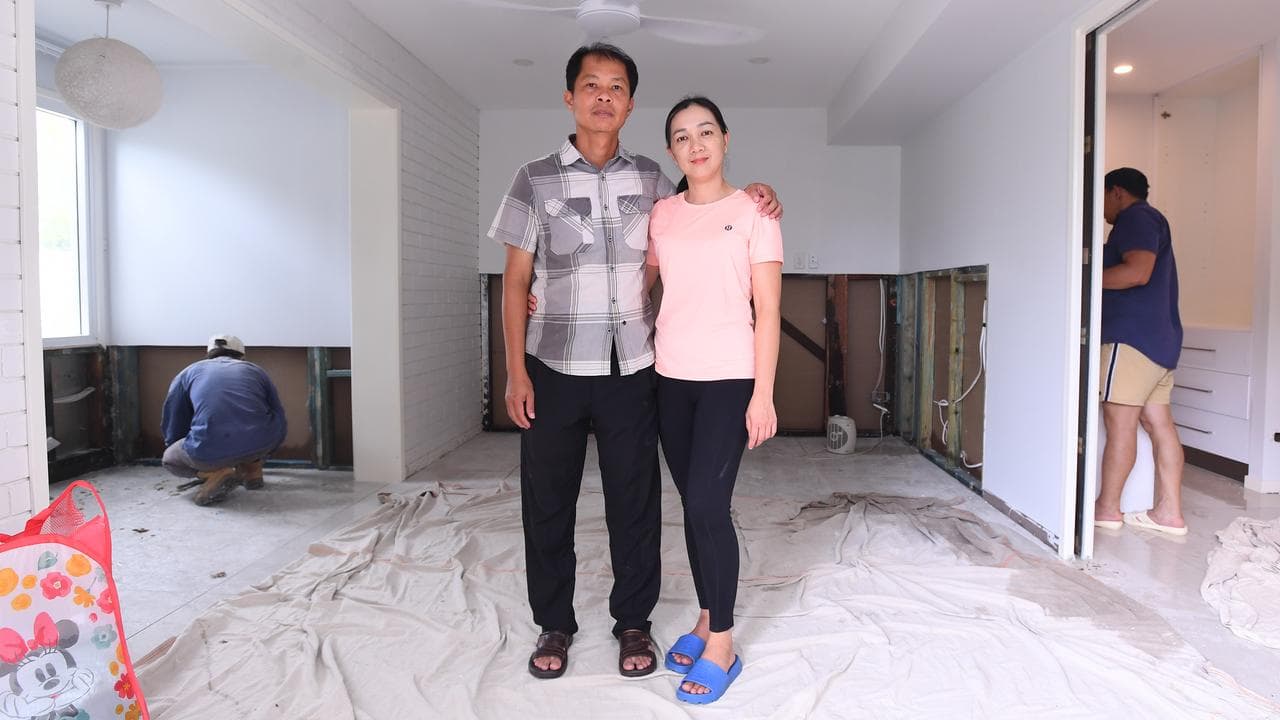 Quang Phan and wife Chu Ma
