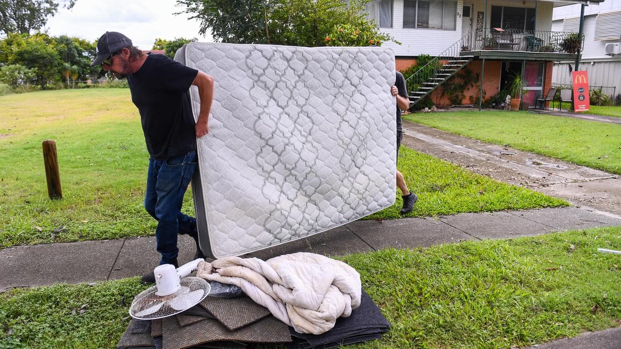 The clean-up after Alfred has begun.