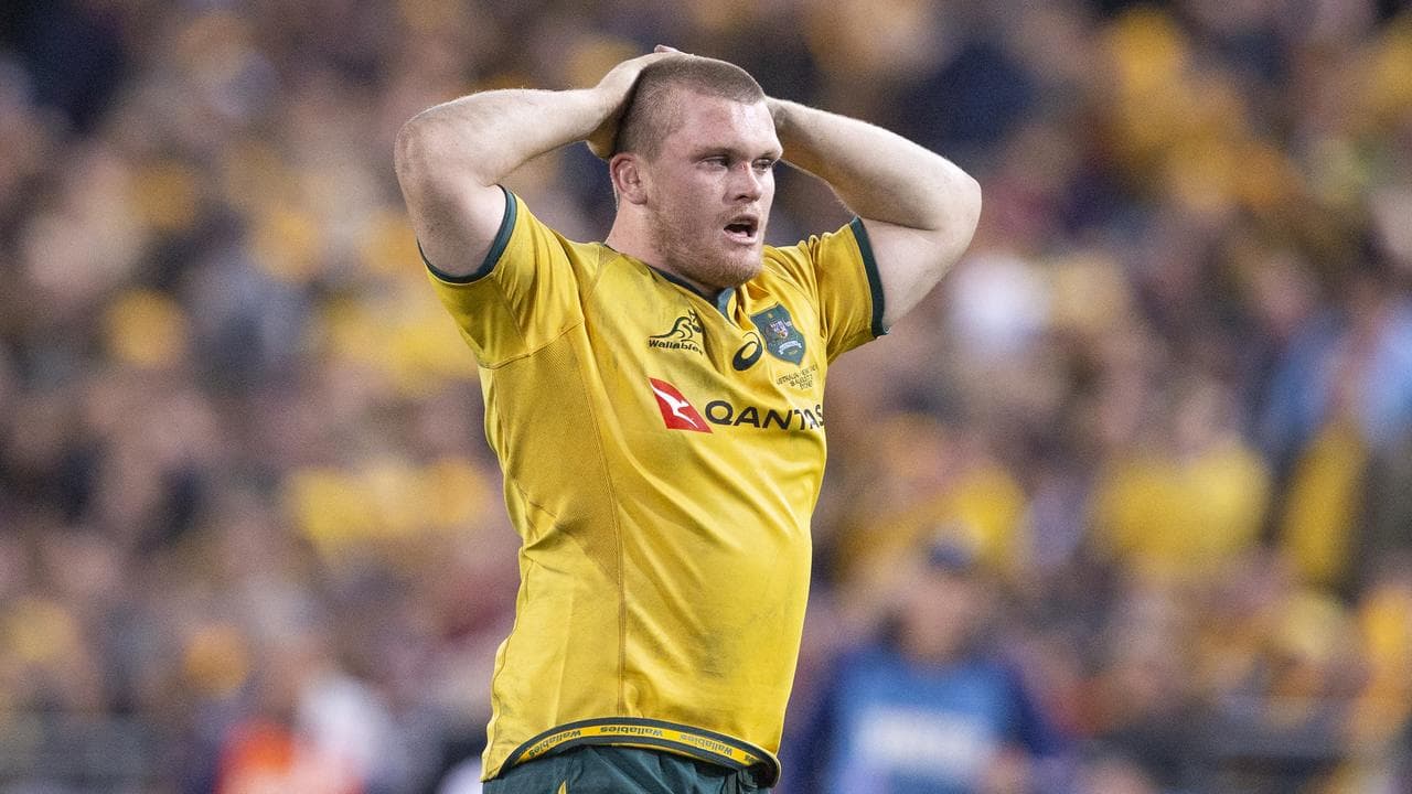 Tom Robertson made his debut for the Wallabies in 2016.