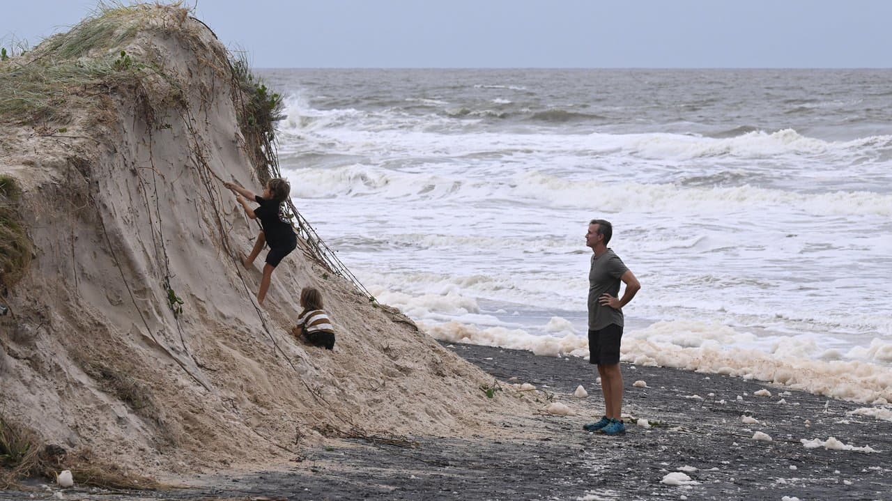 Erosion at Currumbin Beach on the Gold Coast
