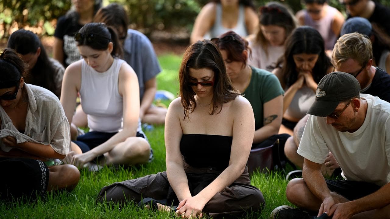People at the Stop Killing Women rally in Sydney
