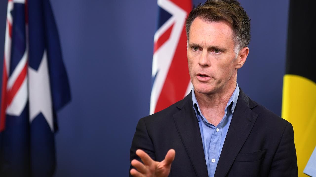 Chris Minns speaks to media