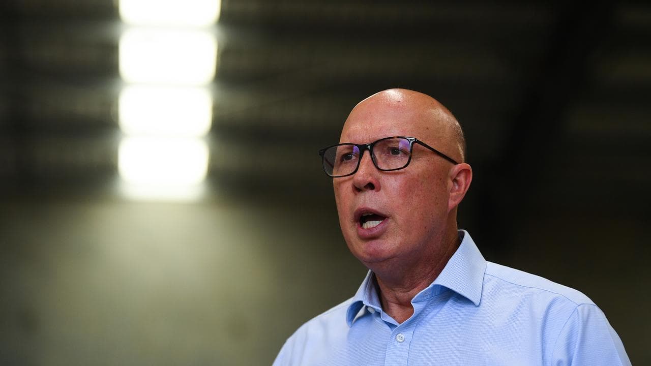 Opposition Leader Peter Dutton