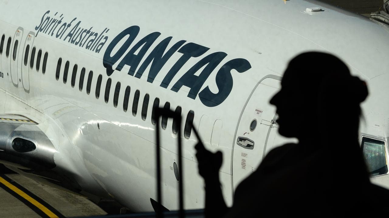 A qantas plane (file image)