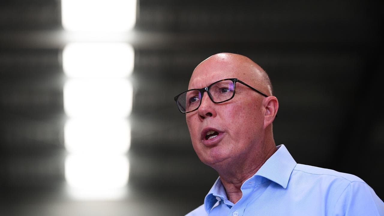 Federal Opposition l\Leader Peter Dutton.