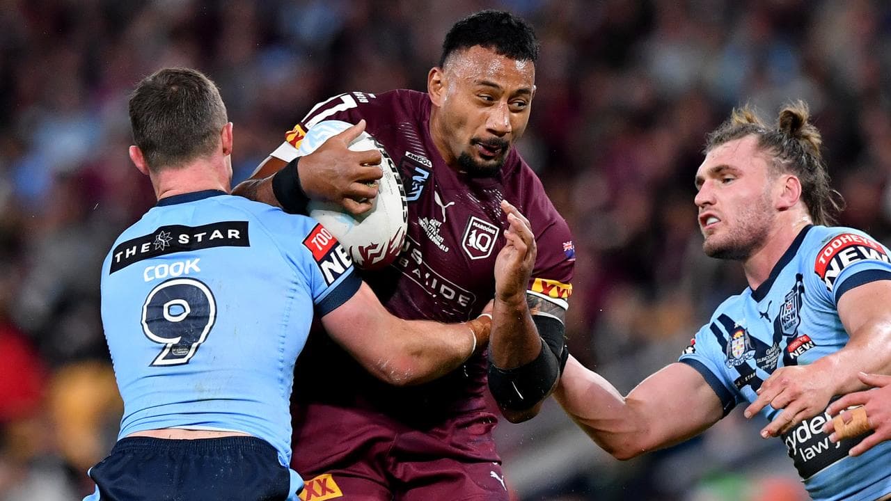 (L-R) Damien Cook, Francis Molo and Angus Crichton.