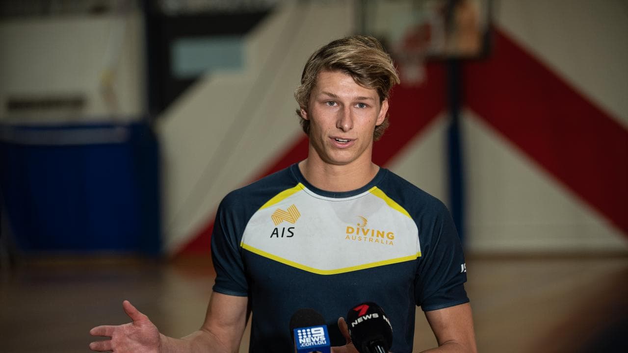 Australian diver Sam Fricker