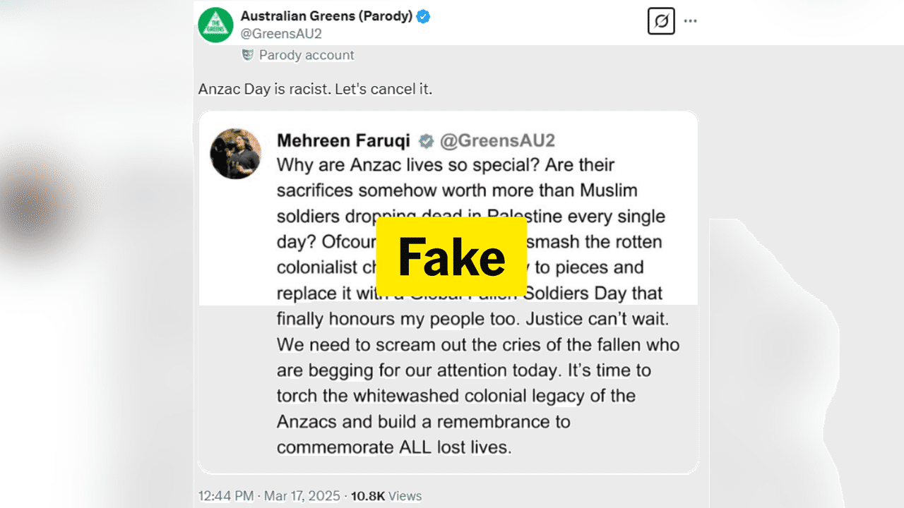 One of the parody posts.