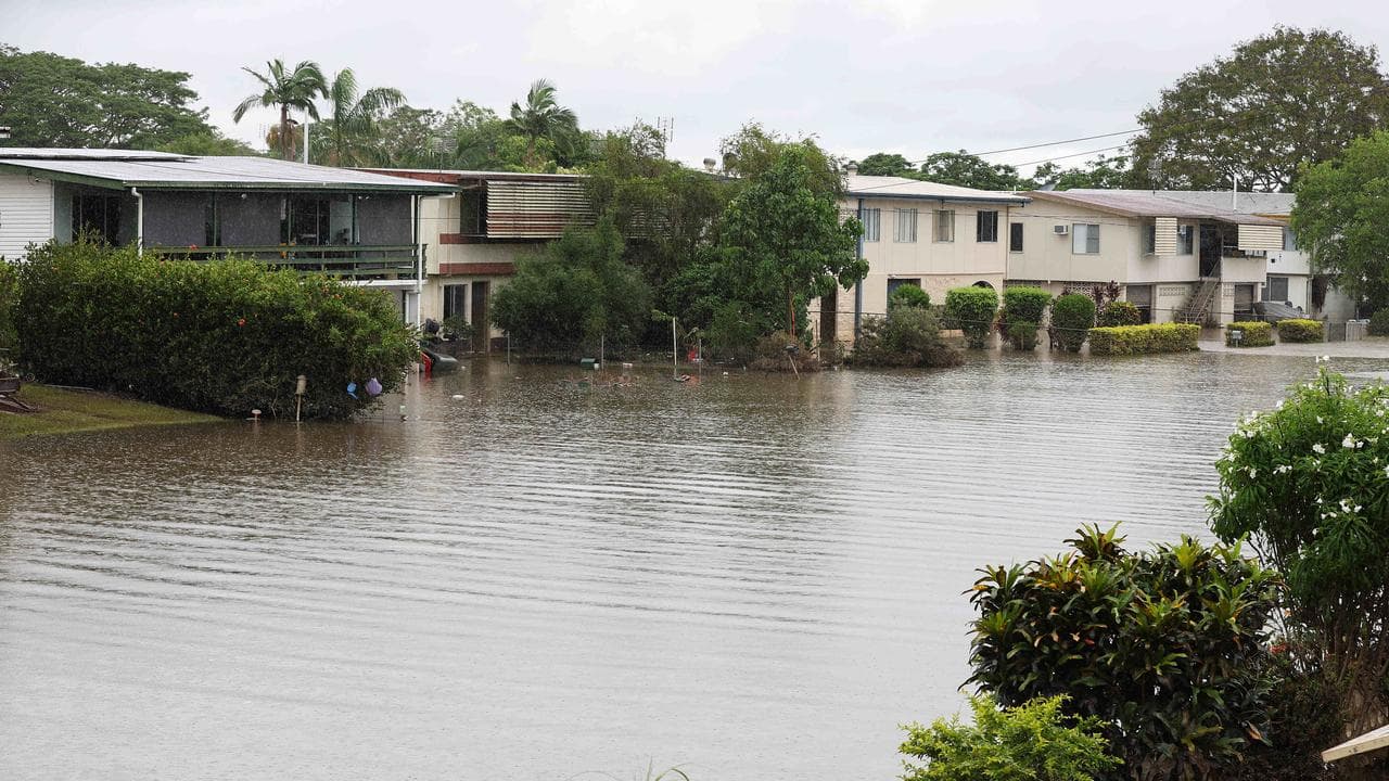 Flooding is seen in Ingham in North Queensland