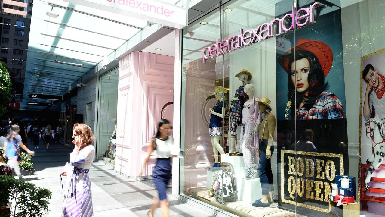 A Peter Alexander store in Sydney