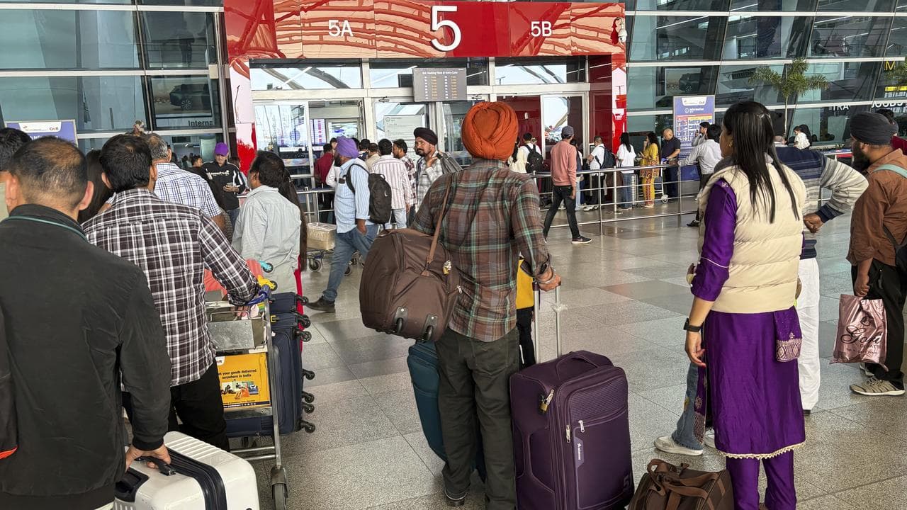 Indira Gandhi International Airport, in New Delhi, India