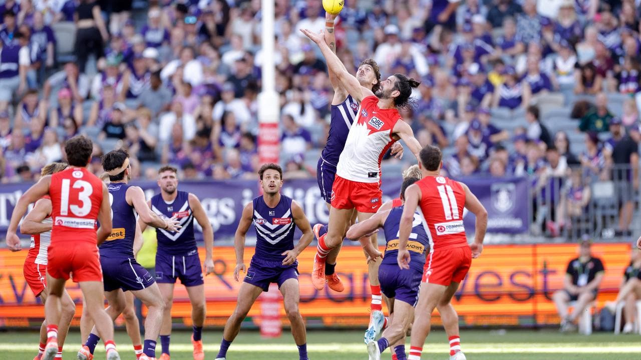 Luke Jackson and Brodie Grundy.