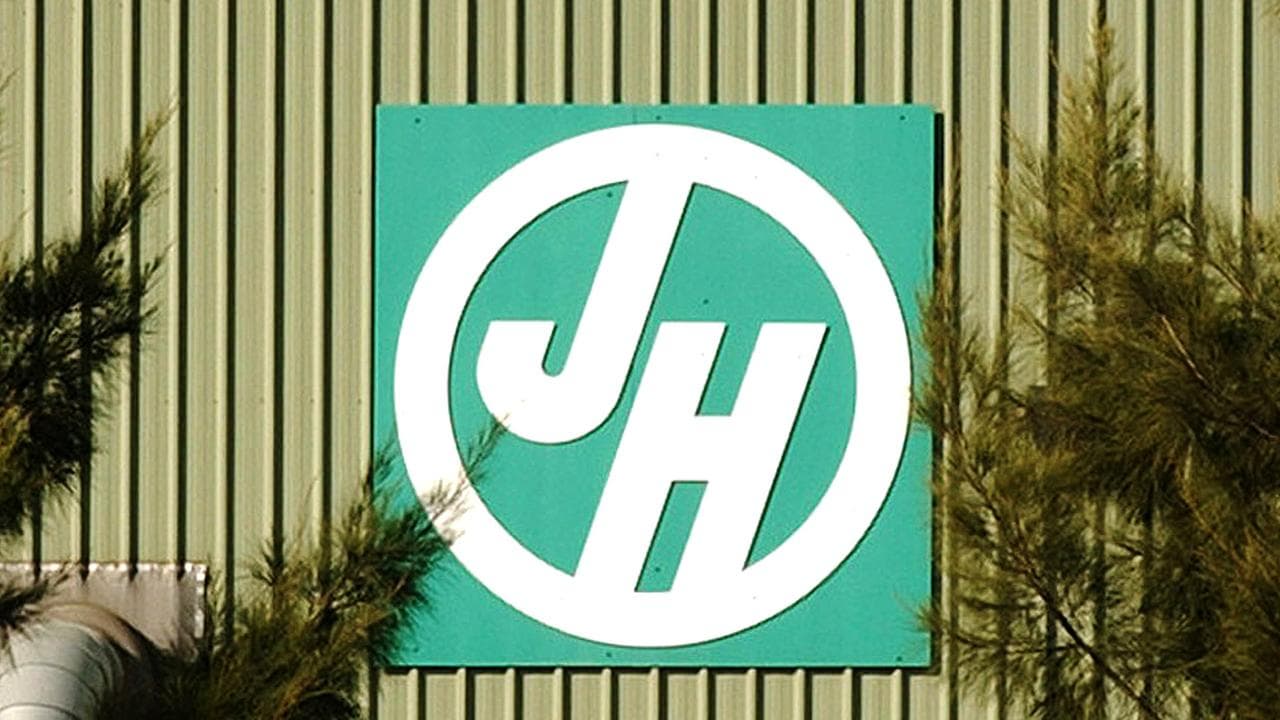 James Hardie Industries signage (file image)