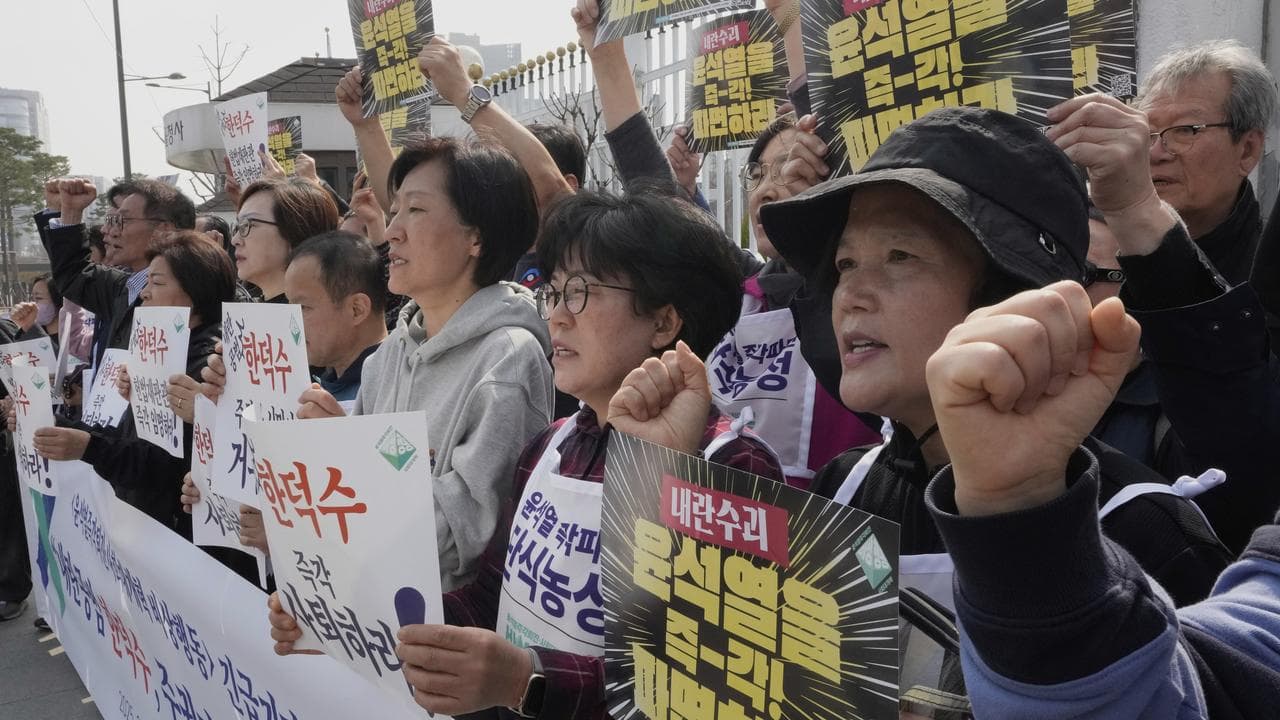 South Korean protesters
