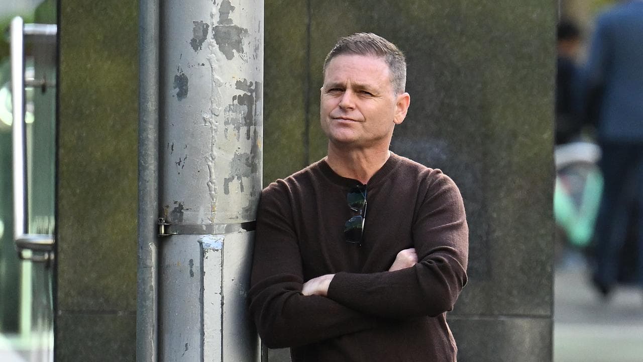Danny Nikolic arrives at Melbourne Magistrates Court