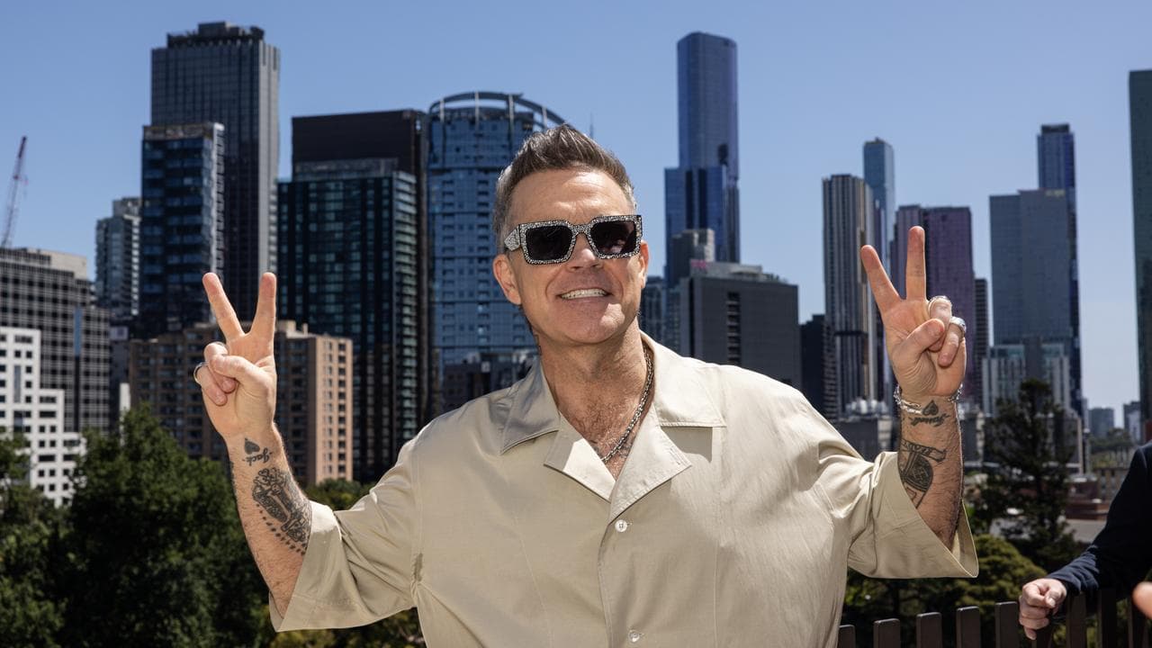 Entertainer Robbie Williams