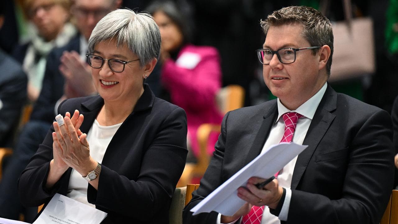 Penny Wong and Pat Conroy