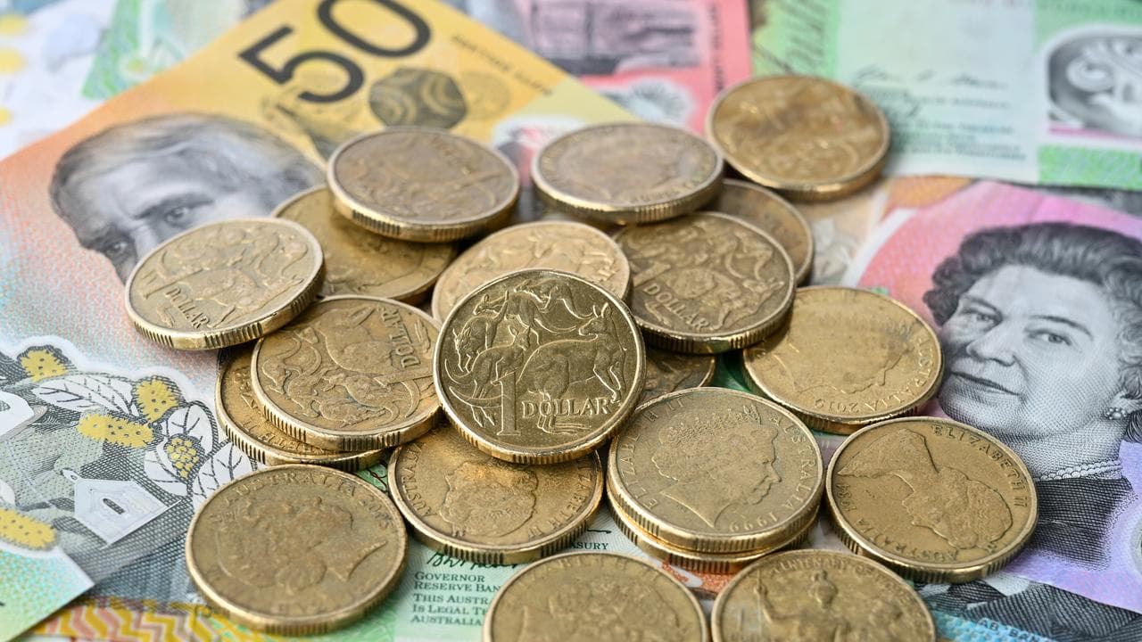 Australian dollar coins and banknotes