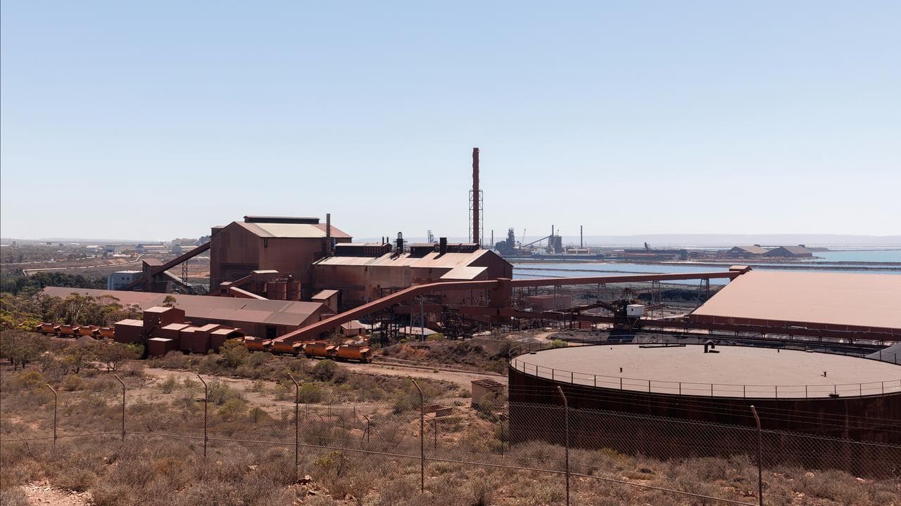 The Whyalla Steelworks in Whyalla