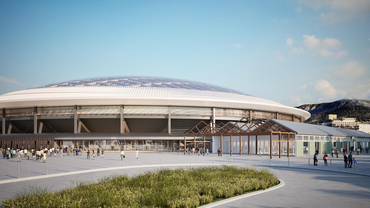 Proposed design for new stadium in Hobart