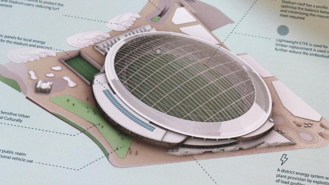 Hobart stadium design