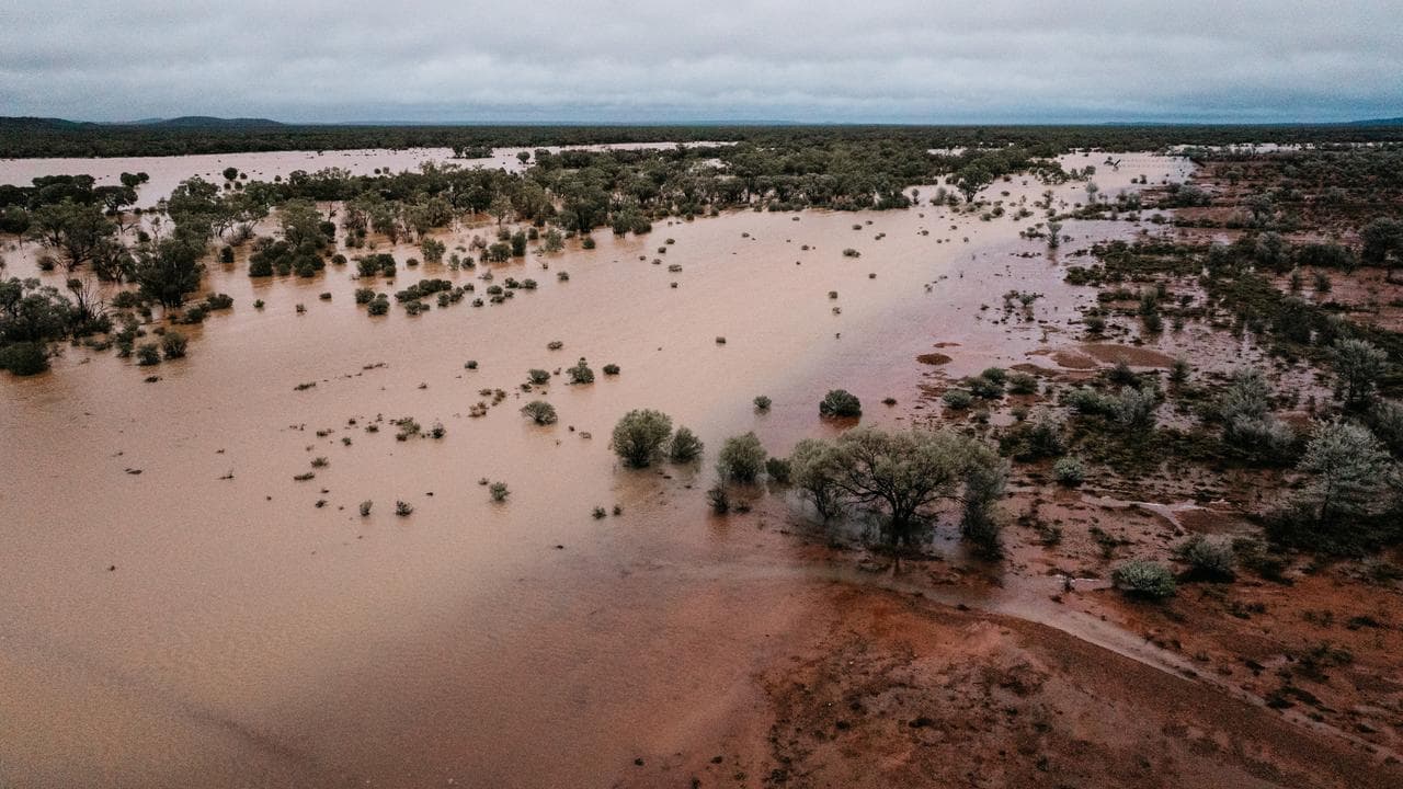 Floodwaters at Quilpie