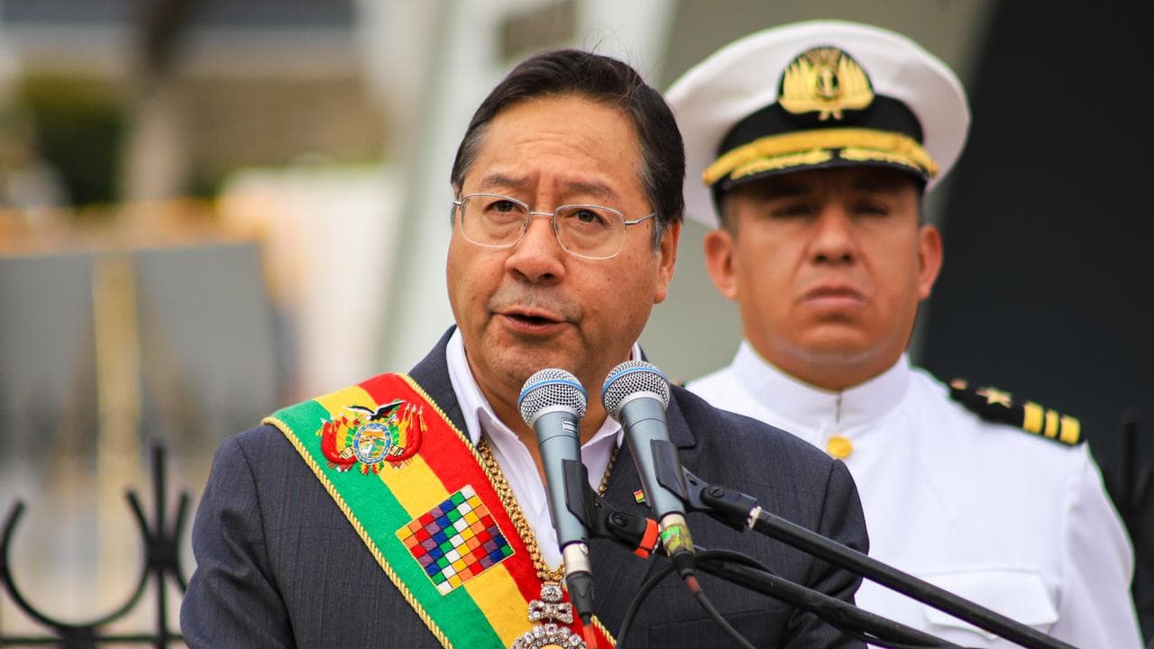 Bolivian President Luis Arce