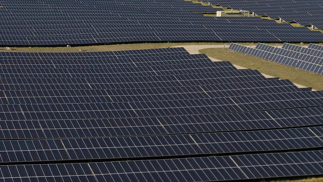 Williamsdale Solar Farm, south of Canberra