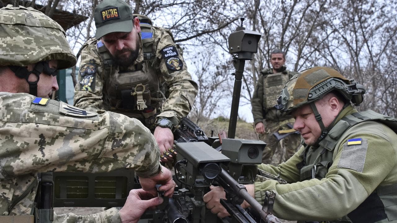 Ukrainian soldiers