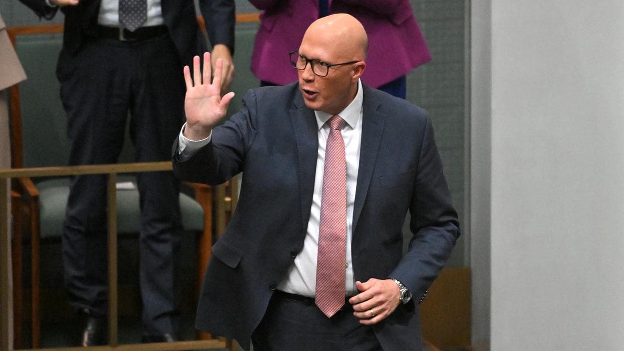 Peter Dutton in his budget reply
