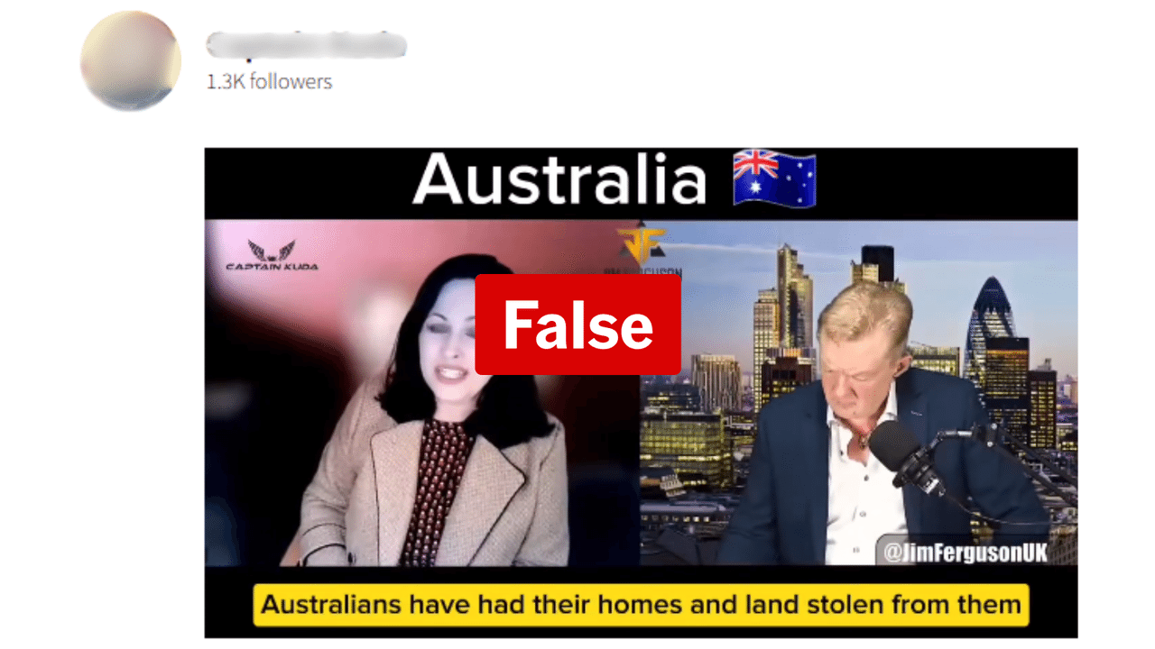 Facebook claims government stolen Australians' homes: Nicola Charles