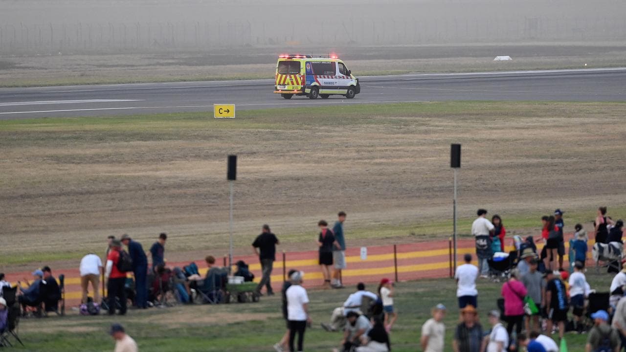 Emergency crews respond to a plane crash