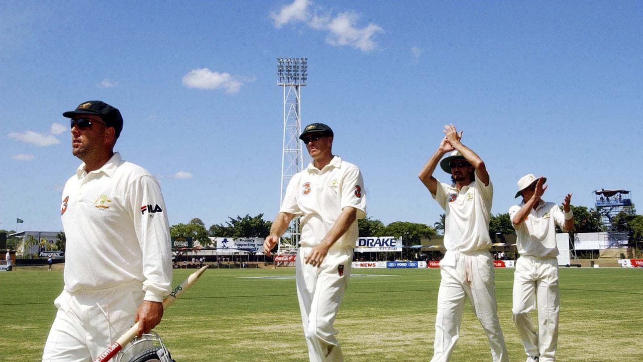 Australia cricketers in Darwin