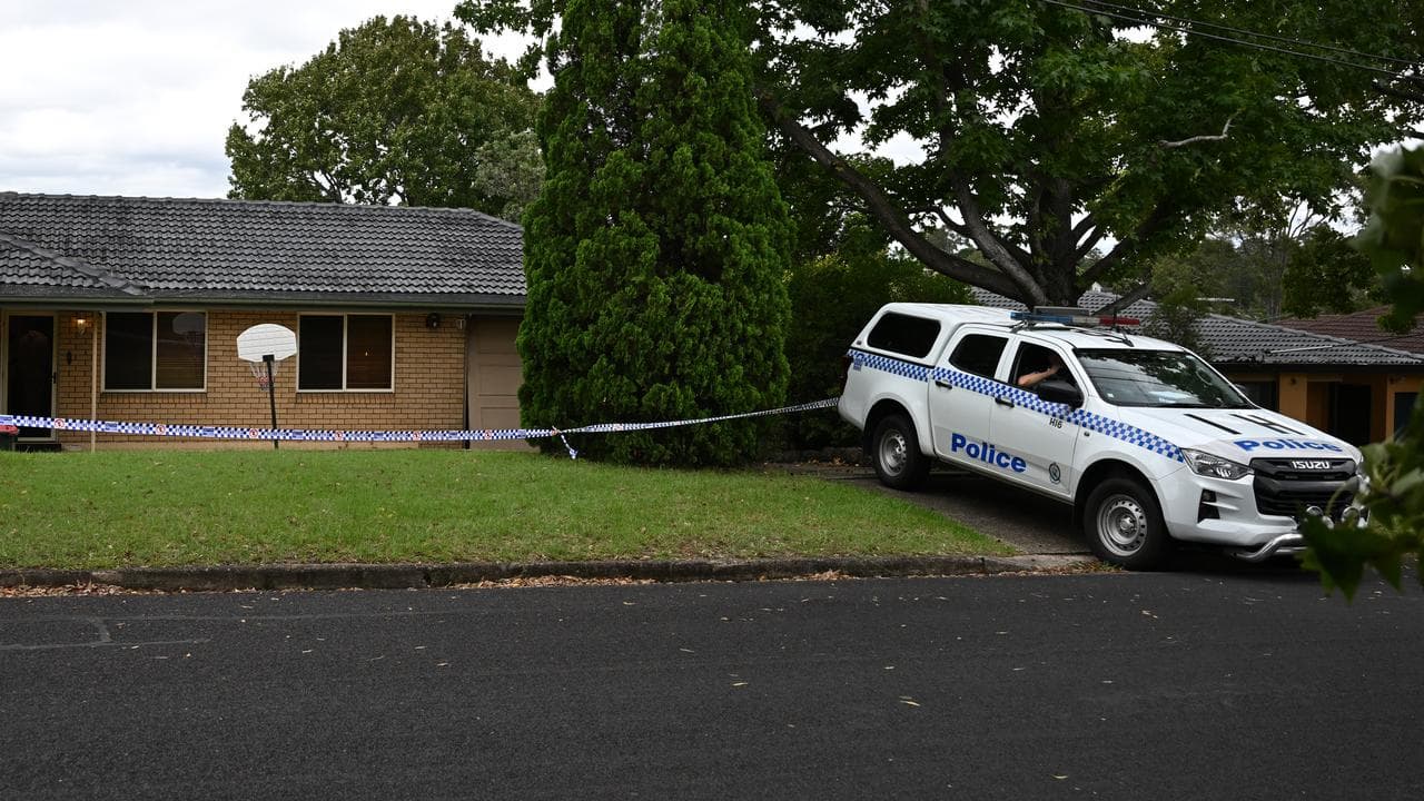 Forensic officers at the crime scene