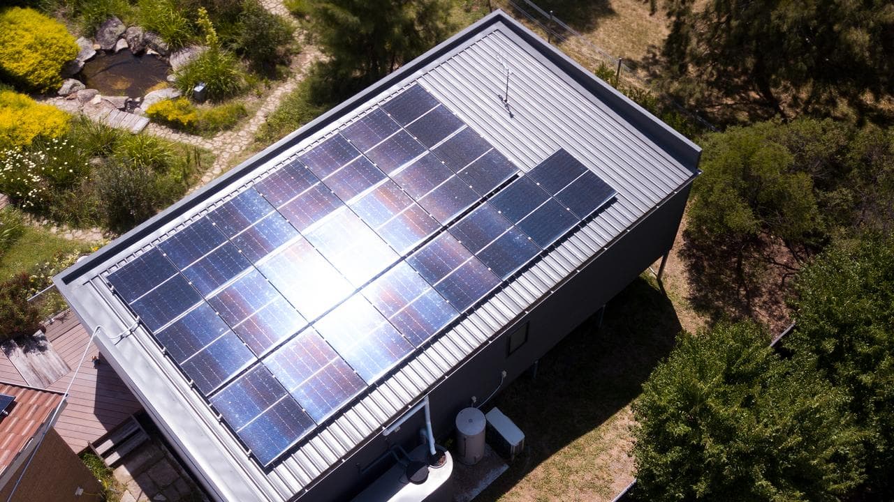 Residential rooftop solar unit