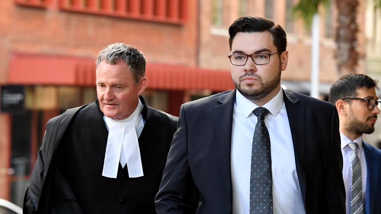 Bruce Lehrmann at the Federal Court (file image)